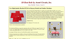 Desktop Screenshot of 3dheatbeds.com