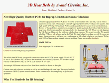 Tablet Screenshot of 3dheatbeds.com